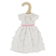 Heless witte jurk voor modepoppen - 29cm