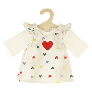 Heless meisjes babypop met corduroy jurk - 34cm