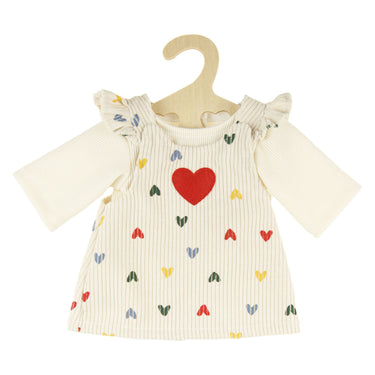 Heless meisjes babypop met corduroy jurk - 34cm