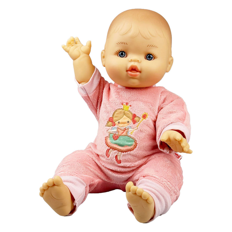 Afbeelding laden in galerijviewer, Heless meisjes babypop met velours romper prinses emily - 34cm
