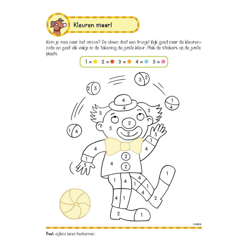 Afbeelding laden in galerijviewer, Deltas oefenboek met stickers - eerste telspelletjes (5-6 jaar)

