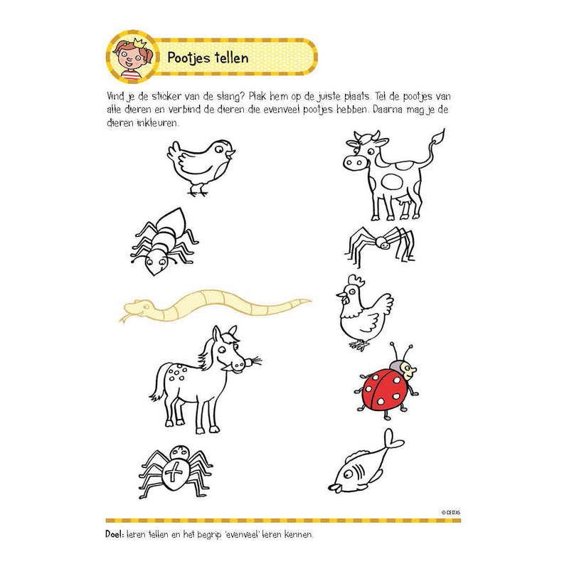 Afbeelding laden in galerijviewer, Deltas oefenboek met stickers - eerste telspelletjes (5-6 jaar)
