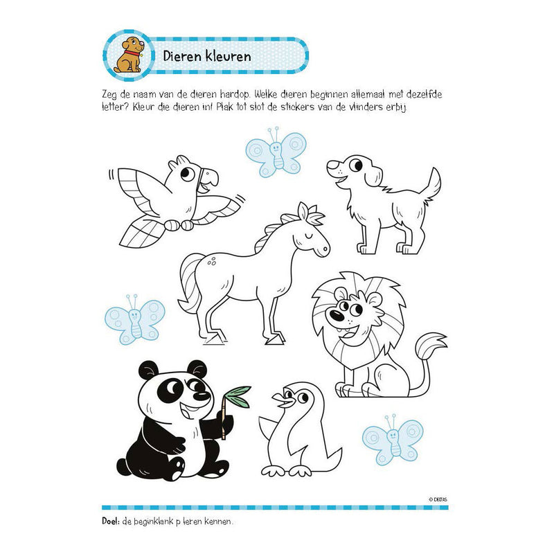Afbeelding laden in galerijviewer, Deltas oefenboek met stickers- leuke lees
