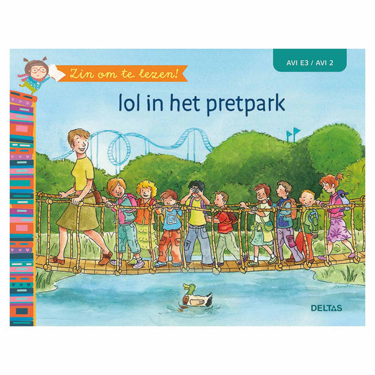 Deltas zin om te lezen! - lol in het pretpark (avi-e3)