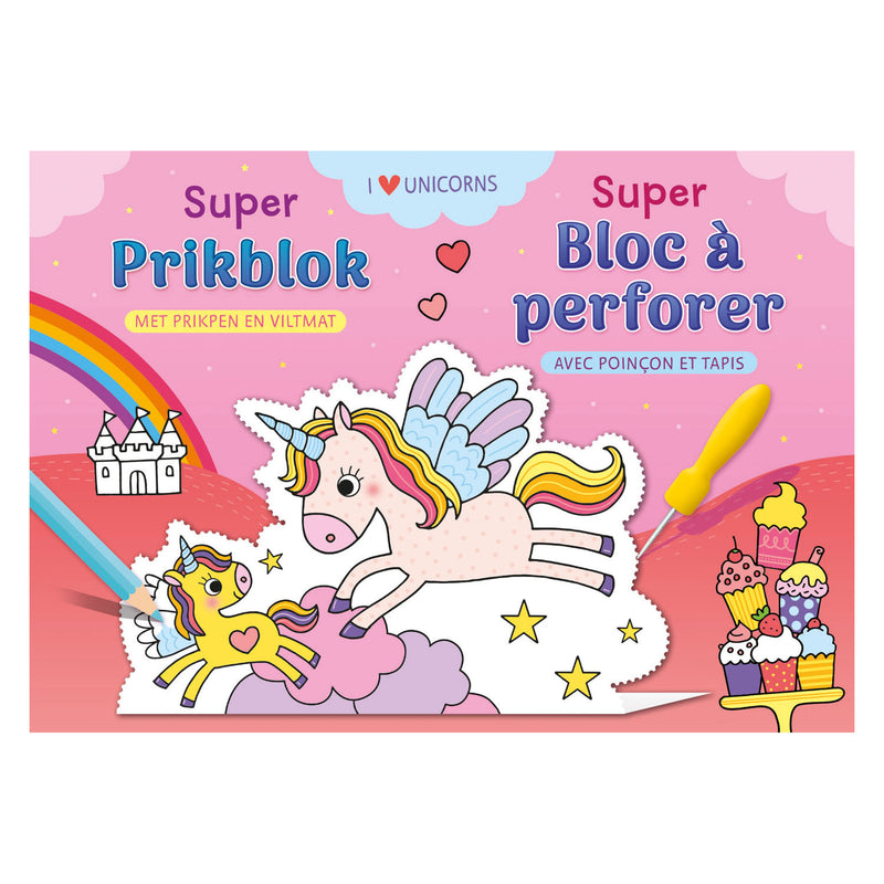 Afbeelding laden in galerijviewer, Deltas super prikblok i love eenhoorns
