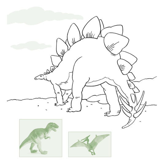 Deltas dino sticker parade