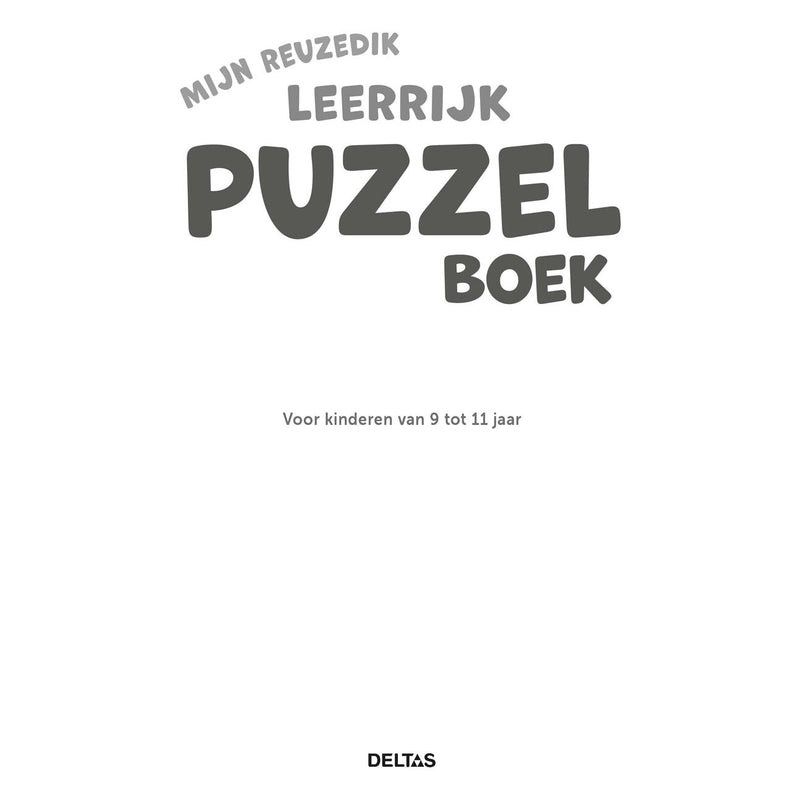 Afbeelding laden in galerijviewer, Deltas mijn reuzedik leerrijk puzzelboek (9-11 jaar)
