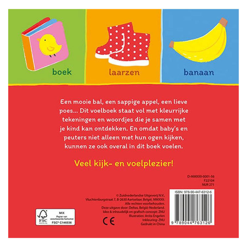 Afbeelding laden in galerijviewer, Deltas baby's eerste voelboekje - eerste woordjes

