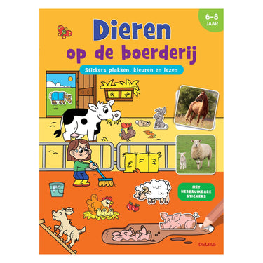 Stickerboek - Dieren op de boerderij