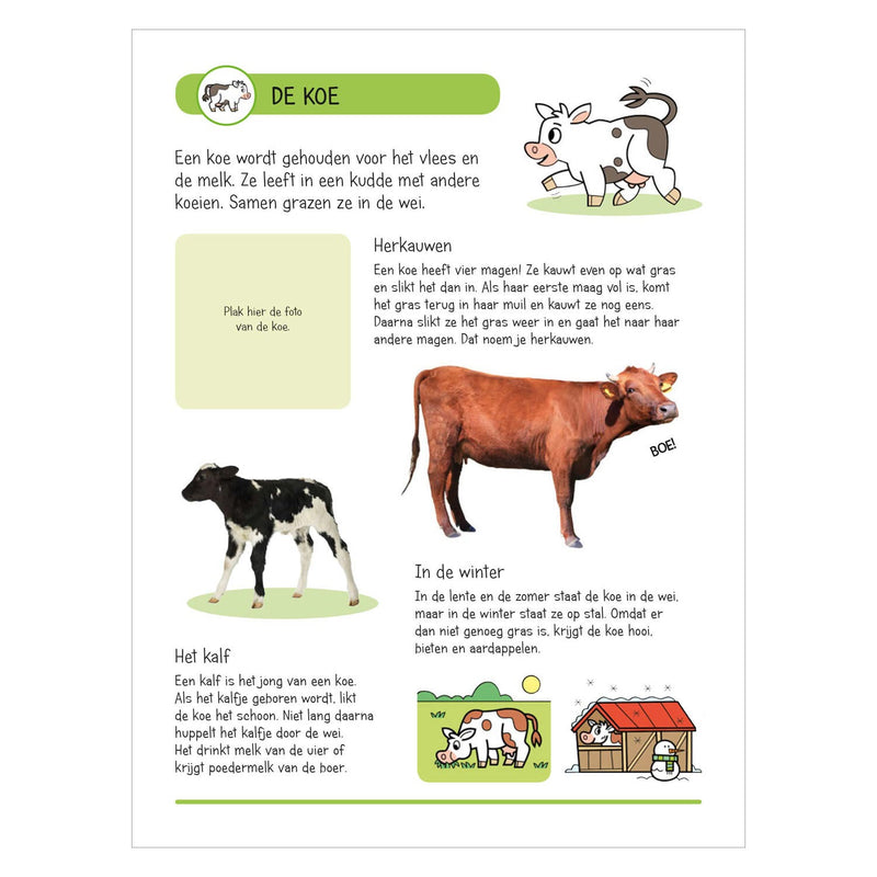 Afbeelding laden in galerijviewer, Stickerboek - Dieren op de boerderij
