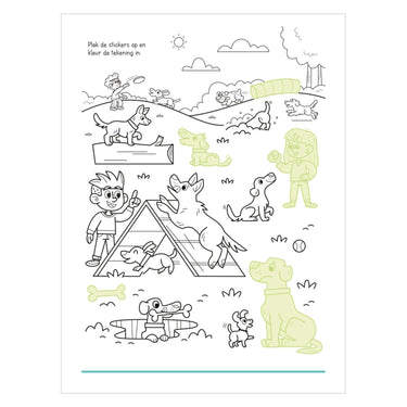Stickerboek - Dieren in Huis en Tuin
