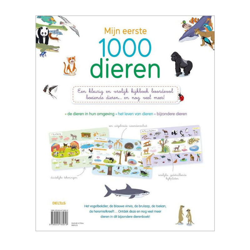 Afbeelding laden in galerijviewer, Deltas mijn eerste 1000 dieren kijkboek
