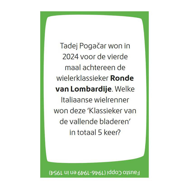 Afbeelding laden in galerijviewer, Deltas let's quiz! - wielrennen
