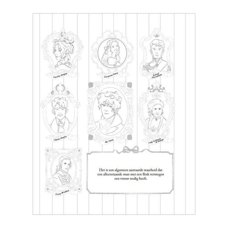 Afbeelding laden in galerijviewer, Deltas pride prejudice kleurboek voor volwassenen
