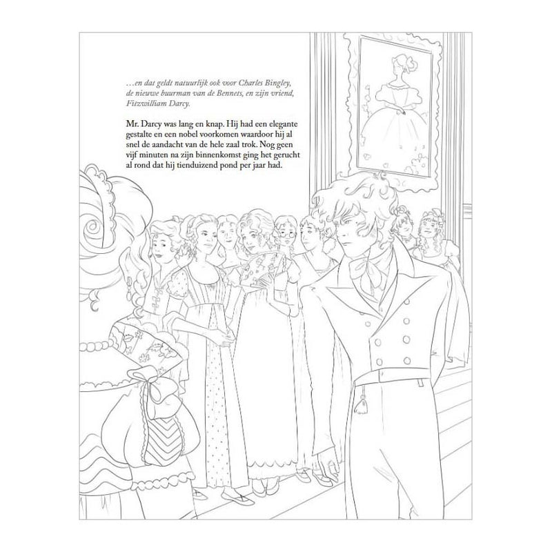 Afbeelding laden in galerijviewer, Deltas pride prejudice kleurboek voor volwassenen
