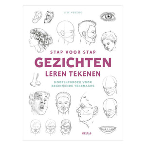 Deltas stap voor stap gezichten leren tekenen