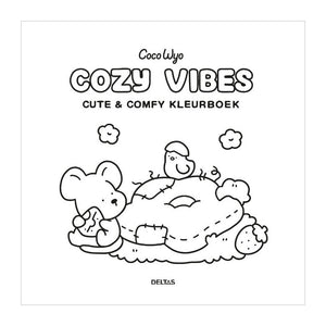 Deltas cozy vibes cute comfy kleurboek coco wyo