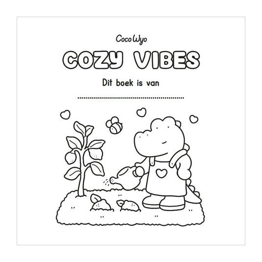 Deltas cozy vibes cute comfy kleurboek coco wyo