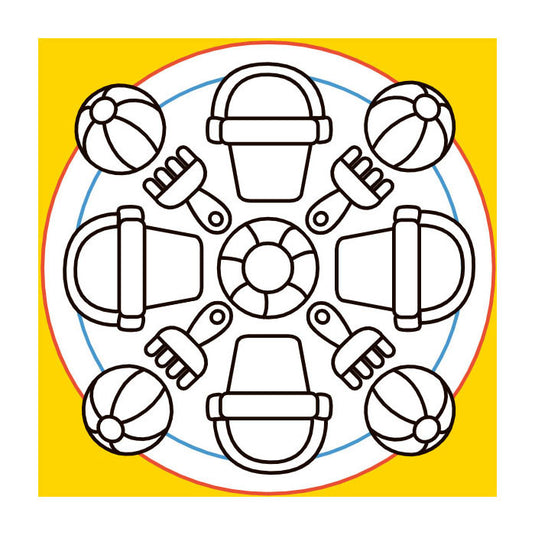 Deltas happy mandala color kleurboek