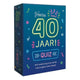 Deltas hoera 40 jaar! quiz