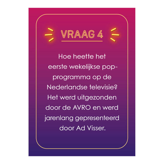 Deltas hoera 60 jaar! quiz