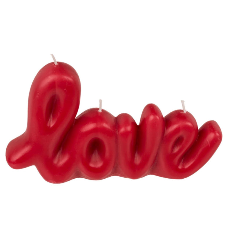Afbeelding laden in galerijviewer, Ootb kaars love rood 20x3,8x11,8cm
