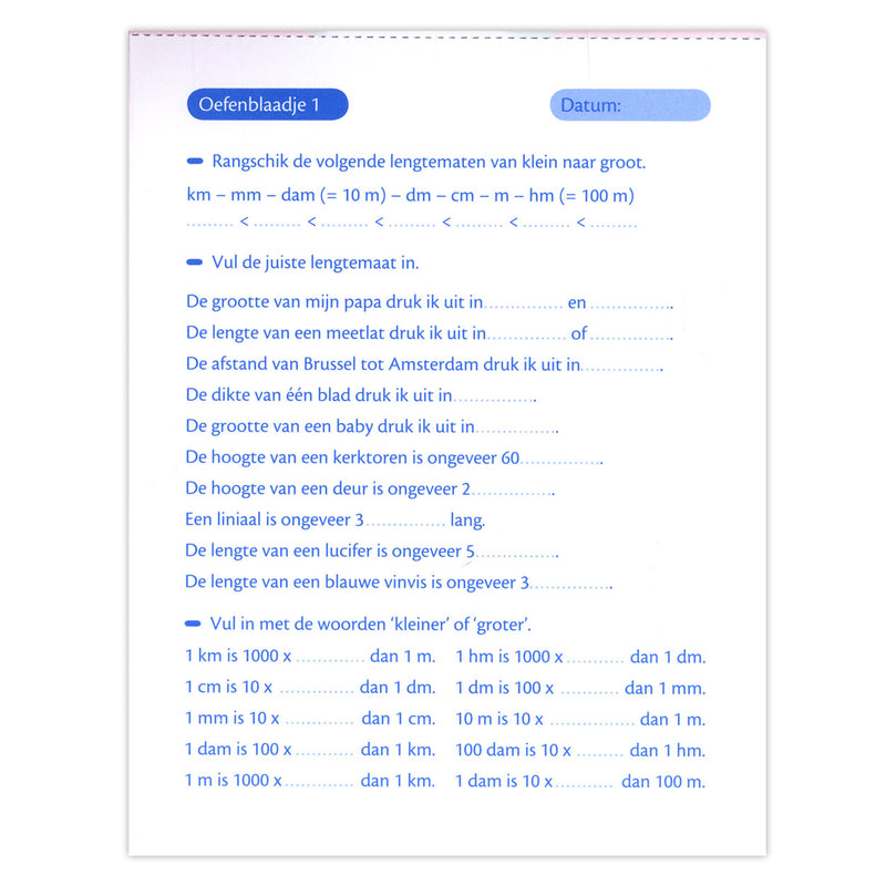 Afbeelding laden in galerijviewer, Deltas oefenblaadjes maten en gewichten (10-11j)
