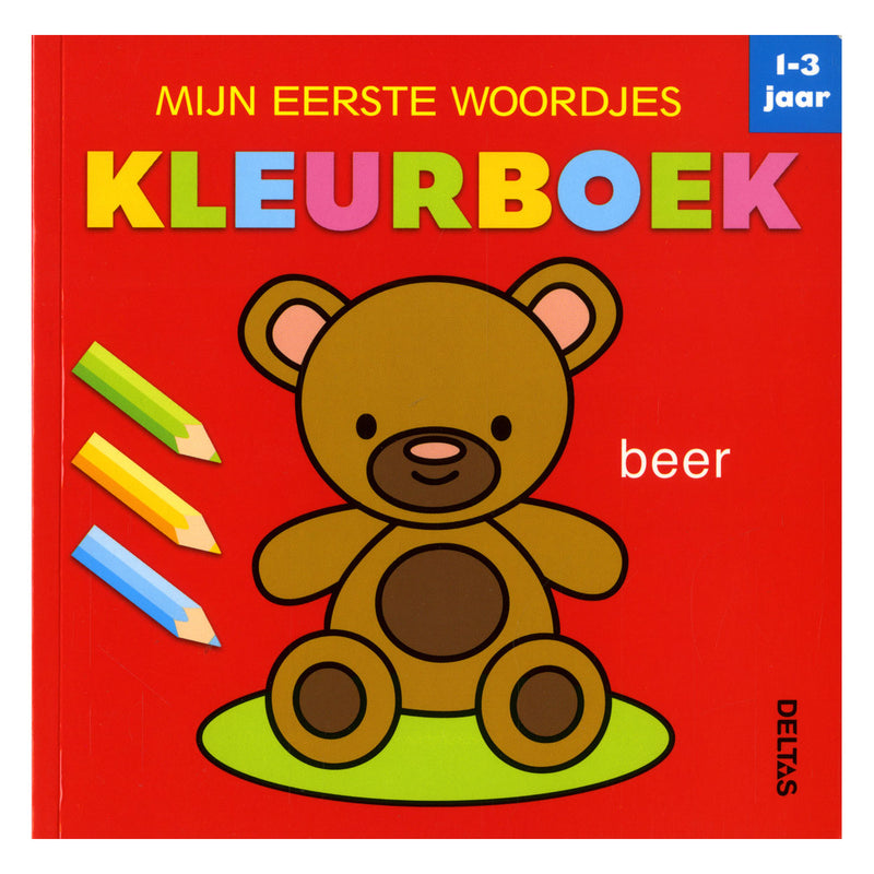 Afbeelding laden in galerijviewer, Deltas mijn eerste woordjes kleurboek
