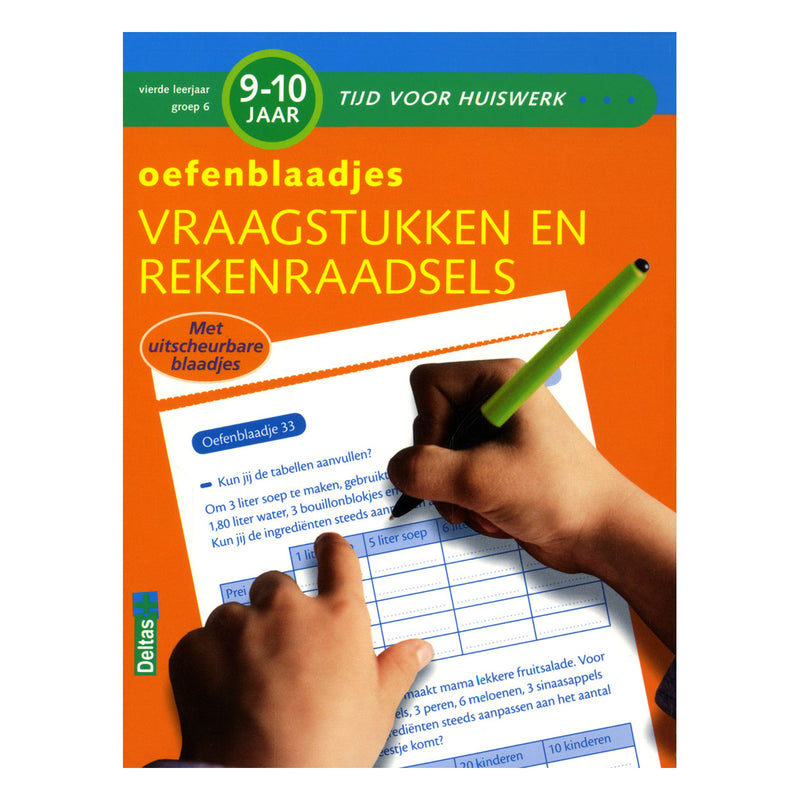 Afbeelding laden in galerijviewer, Deltas oefenblaadjes vraagstukken en rekenraadsels
