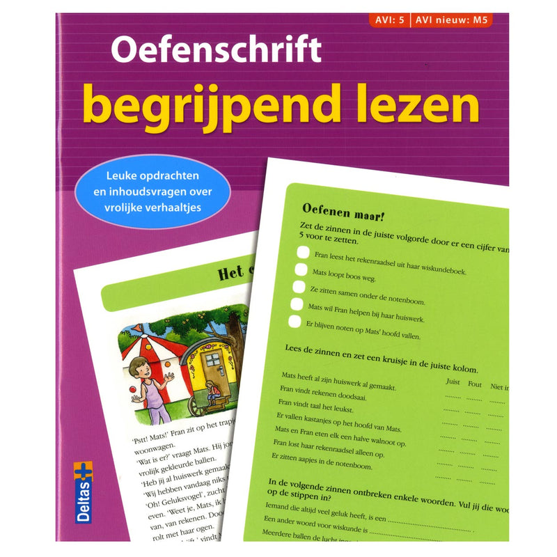Afbeelding laden in galerijviewer, Deltas oefenschrift begrijpend lezen avi m5
