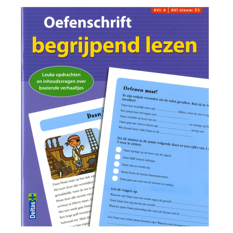 Afbeelding laden in galerijviewer, Deltas oefenschrift begrijpend lezen avi e5
