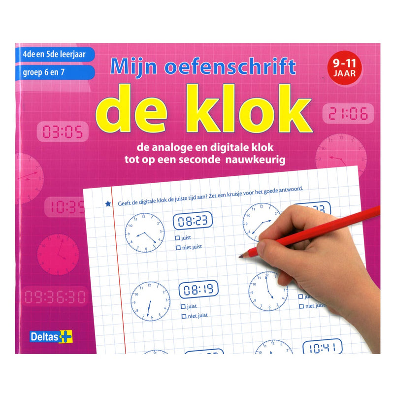 Afbeelding laden in galerijviewer, Deltas mijn oefenschrift de klok 9-11 jaar
