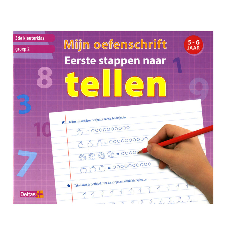 Afbeelding laden in galerijviewer, Deltas mijn oefenschrift eerste stappen naar tellen
