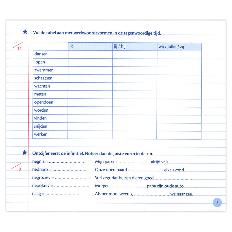 Afbeelding laden in galerijviewer, Deltas mijn oefenschrift werkwoorden - groep 7
