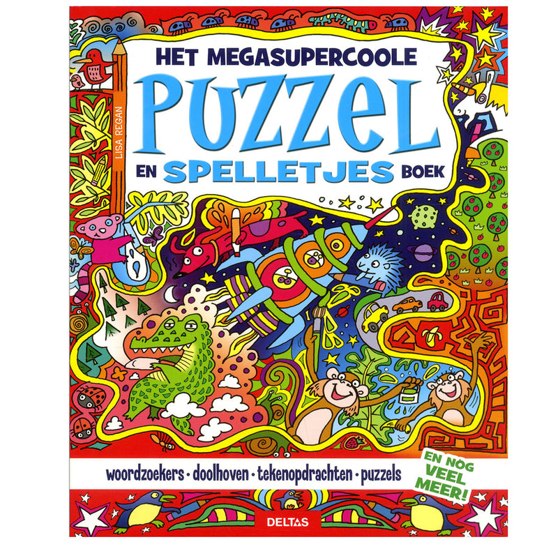 Afbeelding laden in galerijviewer, Het Supercoole Puzzel- en Spelletjesboek
