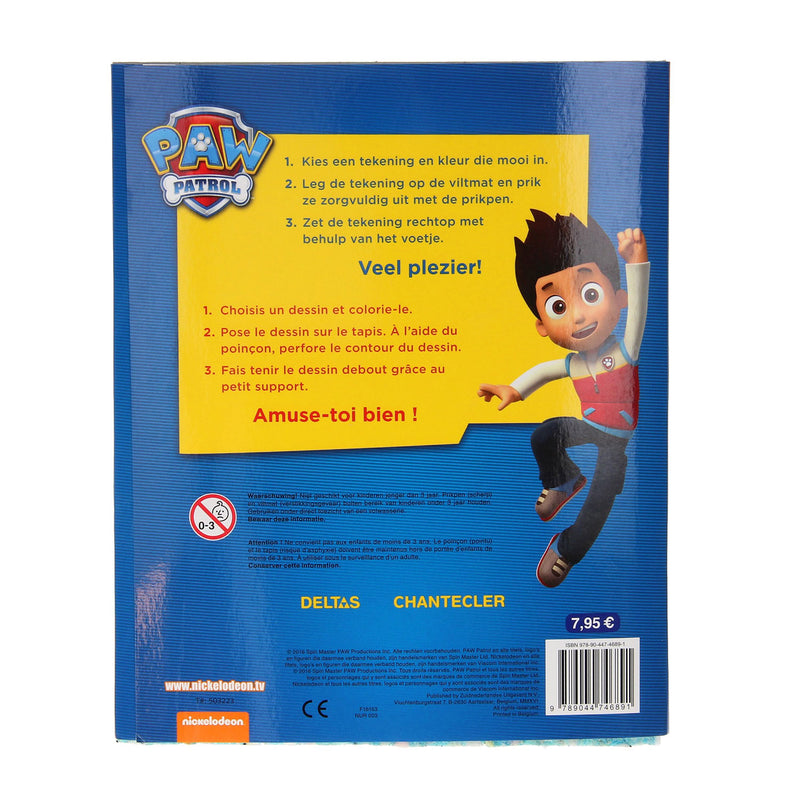 Afbeelding laden in galerijviewer, Prikblok paw patrol met 12 prikkaarten
