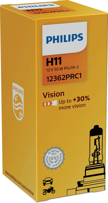 Philips hauptlampe vision lamp 12v 55w h11
