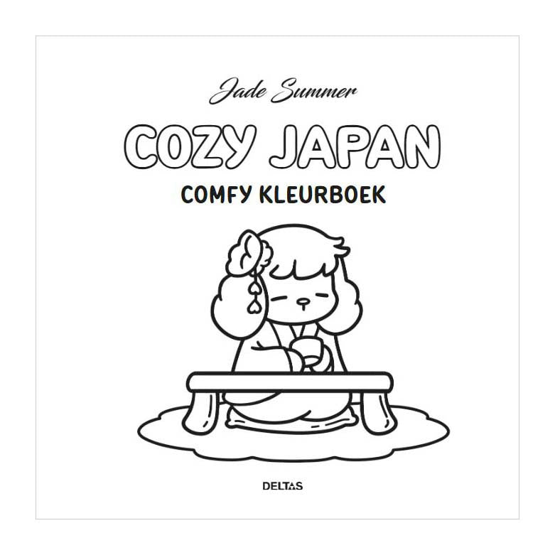 Afbeelding laden in galerijviewer, Deltas cozy japan - comfy kleurboek jade summer
