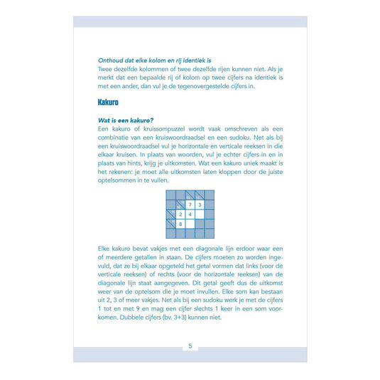 Deltas brain boosters - cijferpuzzels