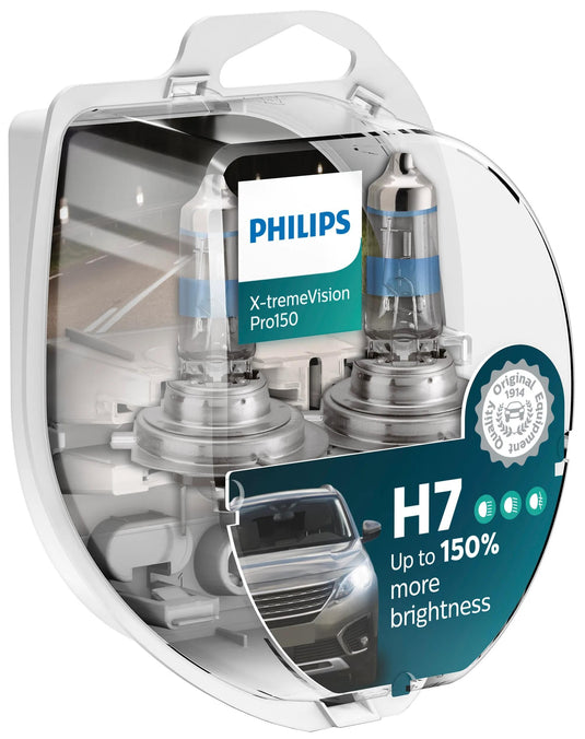 Philips hoofdlamp x-tremevision pro 150 lamp h7 12v kit xtreme vis.pro150
