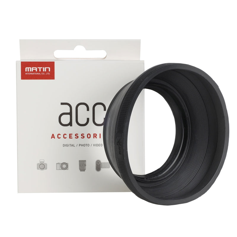 Afbeelding laden in galerijviewer, Matin rubber zonnekap 58 mm m-6235

