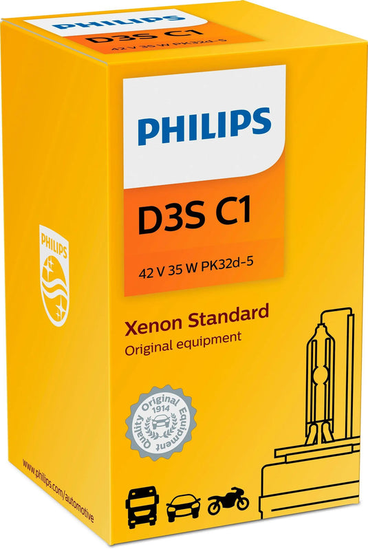 Philips hauptlampe xenon standard d3s standard bulb