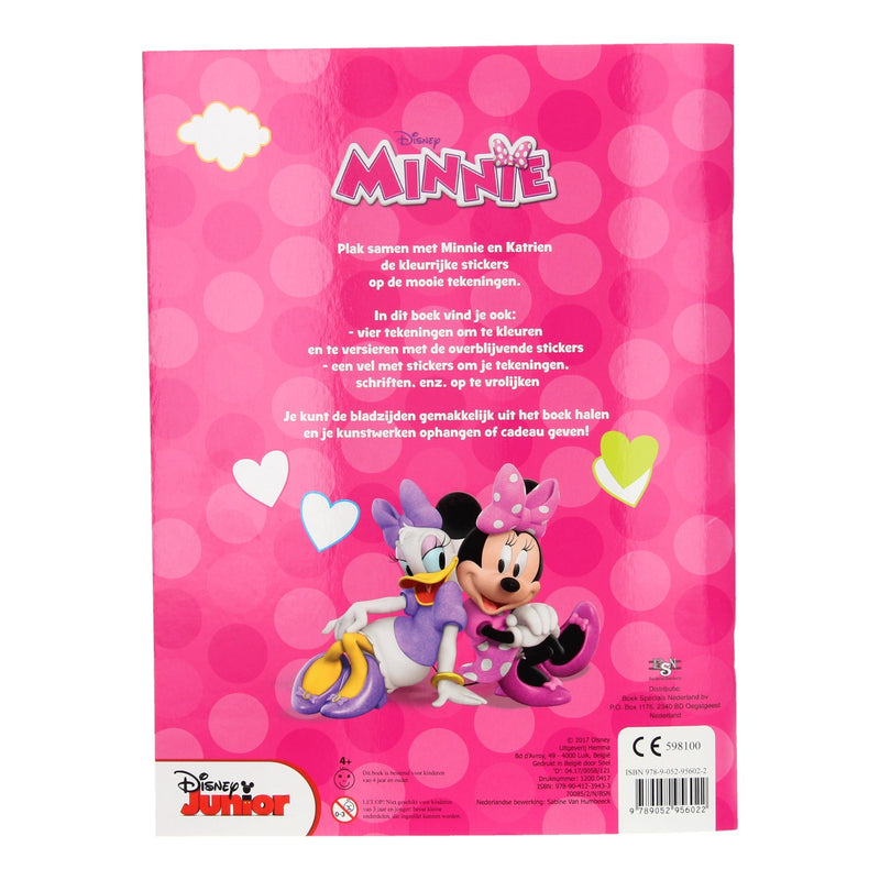Afbeelding laden in galerijviewer, Minnie Mouse Sticker- en Kleurboek
