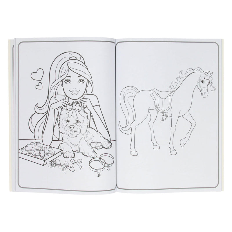 Afbeelding laden in galerijviewer, Boek specials nederland bv barbie colorama kleurboek
