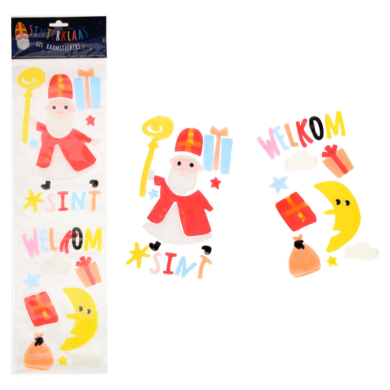 Afbeelding laden in galerijviewer, Wins holland raamstickers sinterklaasfeest
