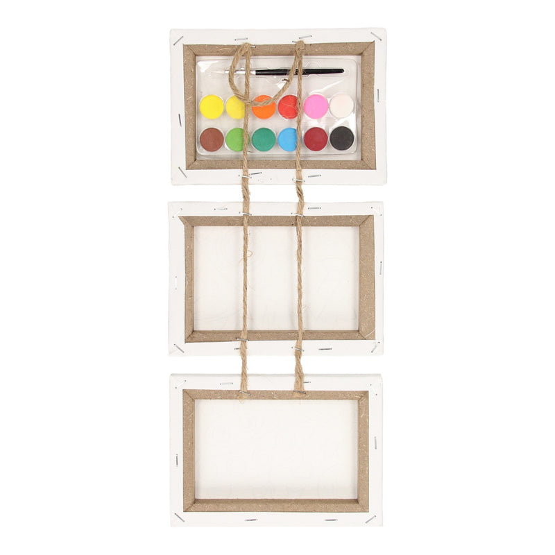 Afbeelding laden in galerijviewer, Wins holland canvas schilderset ruimte, set van 3 stuks
