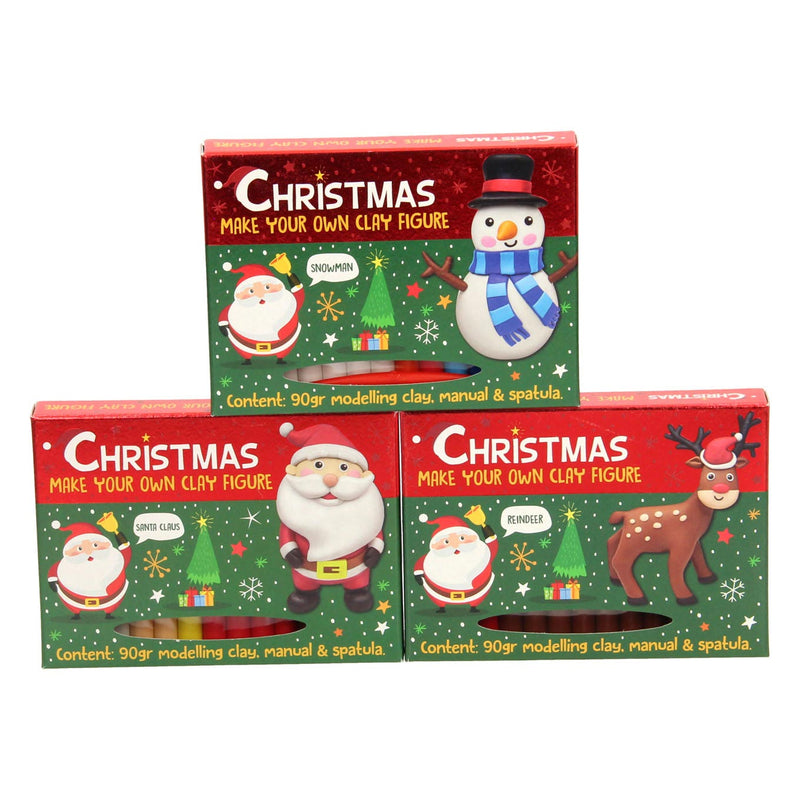 Afbeelding laden in galerijviewer, Wins holland maak je eigen kleifiguur kerst - 90gr. klei
