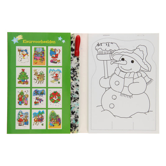 Boek Specials Nederland BV Kleuren Prikblok Kerstmis