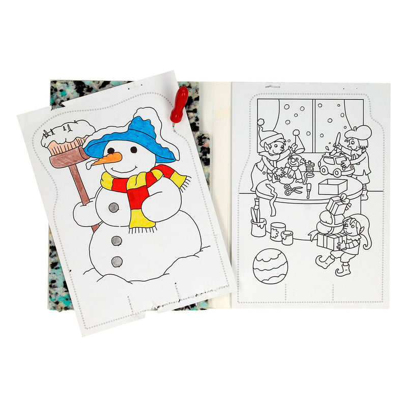 Afbeelding laden in galerijviewer, Boek Specials Nederland BV Kleuren Prikblok Kerstmis
