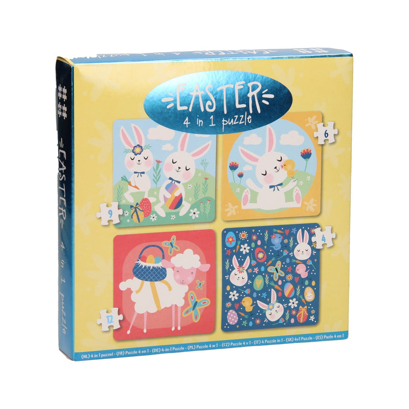 Afbeelding laden in galerijviewer, Wins holland kinderpuzzel pasen, 4in1
